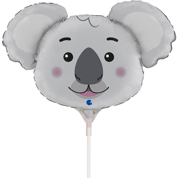 (image for) 14" Koala Head Air Fill Balloons