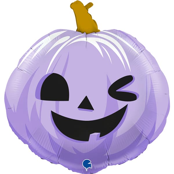Lilac Funny Pumpkin Shape Balloons
