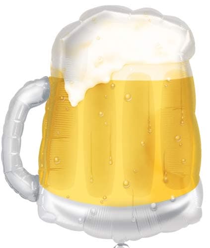(image for) Beer Mug Supershape Balloons
