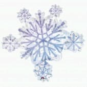 Prismatic Snowflake Cluster Supershape Balloons