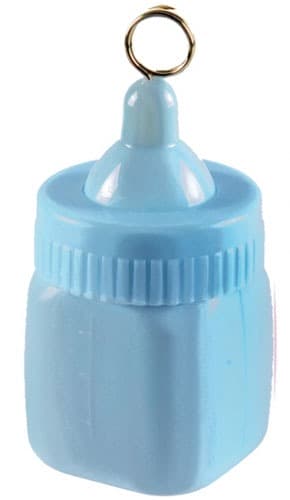 Pastel Blue Baby Bottle Weight