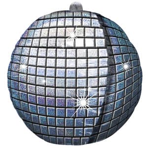Disco Ball Ultrashape Balloons