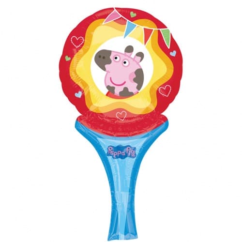 6" Peppa Pig Inflate A Fun Air Filled Foil Balloons