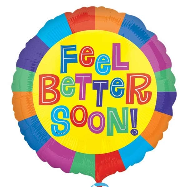 (image for) 18" Bright Feel Better Soon Foil Balloons