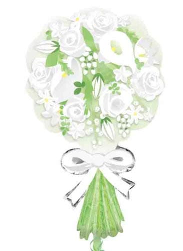 Bouquet For The Bride Supershape Balloons