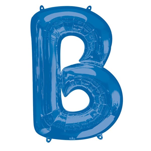 (image for) Blue Letter B Supershape Balloons