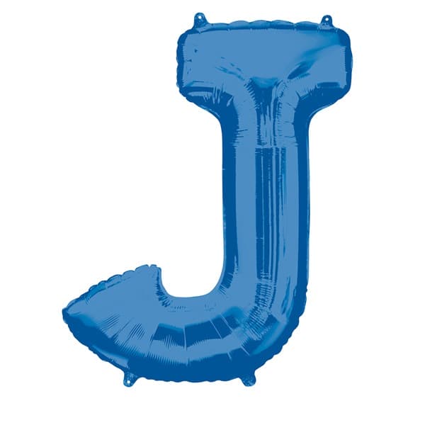 (image for) Blue Letter J Supershape Balloons