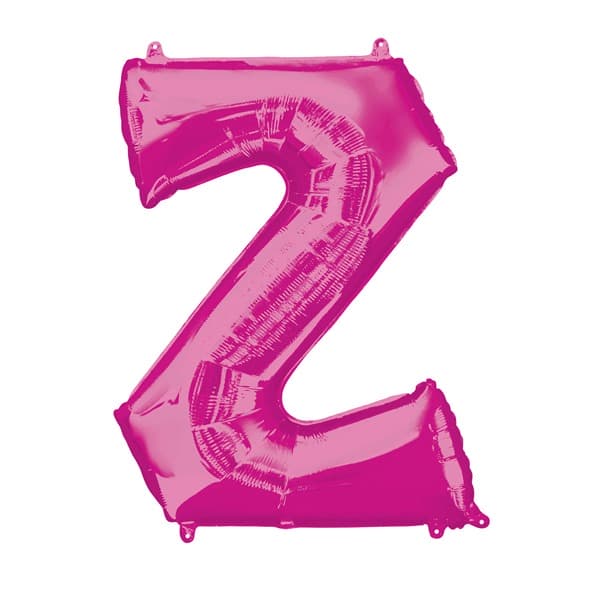 (image for) Pink Letter Z Supershape Balloons