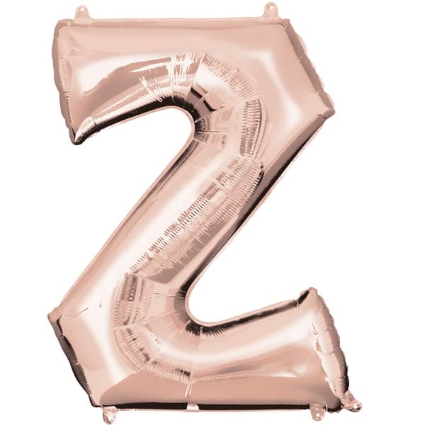 Rose Gold Letter Z Supershape Balloon