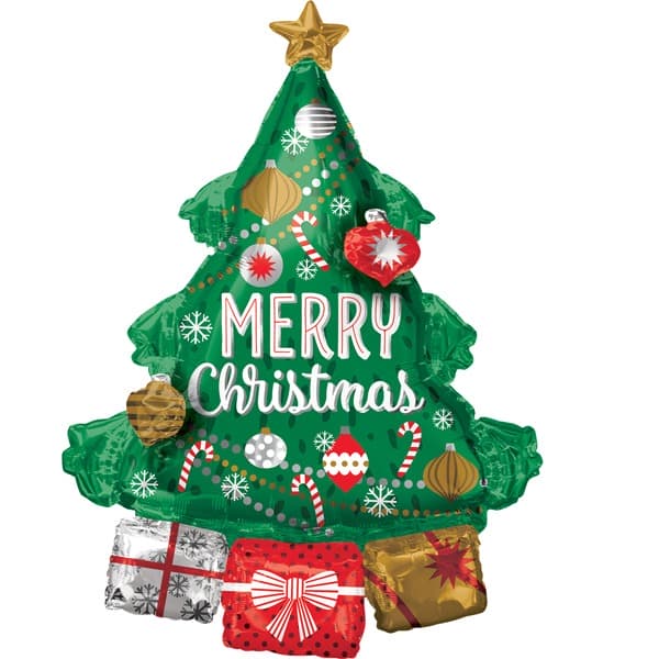 Christmas Tree Multi Foil Balloons