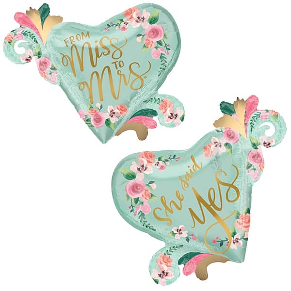 (image for) Mint To Be Supershape Balloons