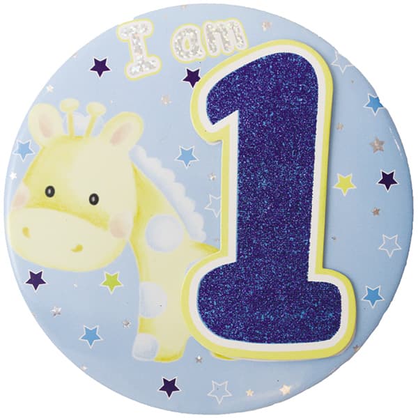 (image for) Age 1 Boy Jumbo Badge