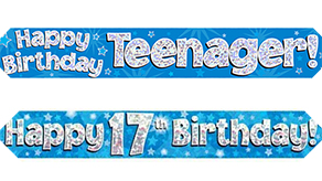 (image for) Age 13-17 Party Banners