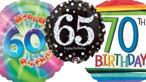 (image for) Ages 60 To 70 Balloons