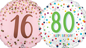 (image for) Ages 16 To 80 Foil Balloons