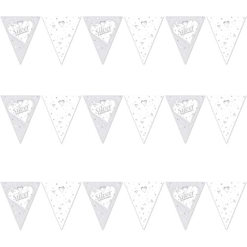 Silver Anniversary Flag Bunting