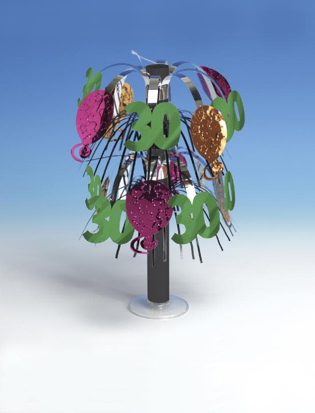 (image for) Foil 30th Centrepiece