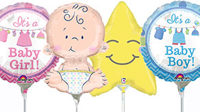 (image for) Baby & Religious Mini Foil Balloons
