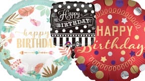 (image for) Adult Birthday Foils
