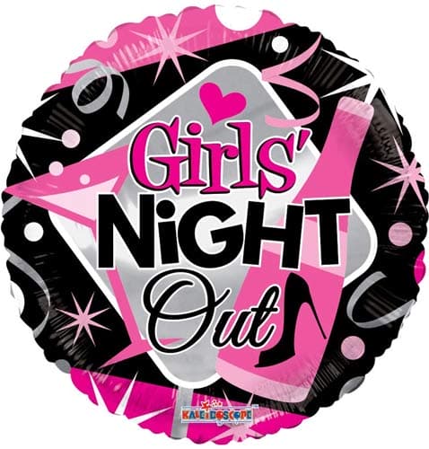 (image for) 18" Girls Night Out Foil Balloons