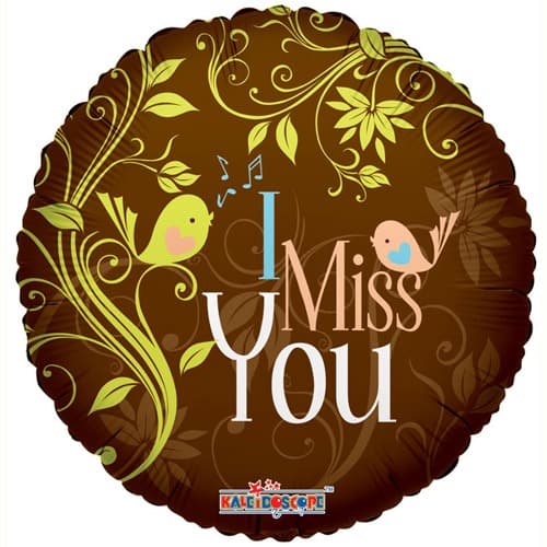 18" I Miss You Foil Balloons