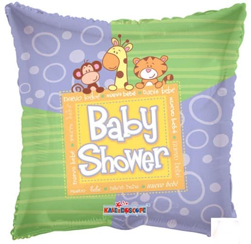 18" Baby Shower Animals Foil Balloons