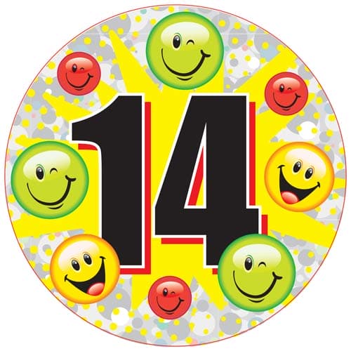 (image for) Age 14 Unisex Party Badge