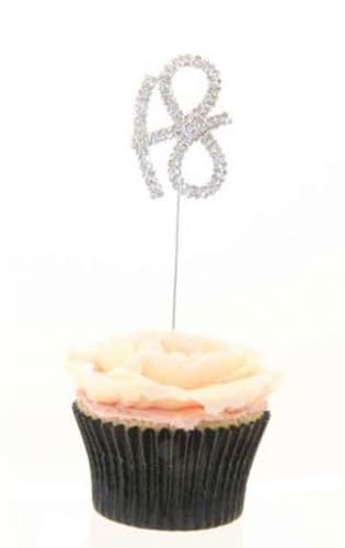 (image for) Silver Diamante Pick Number 18