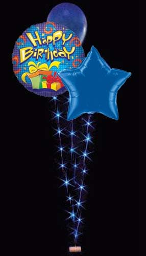 (image for) Pale Blue Triple Set LED Light Garland