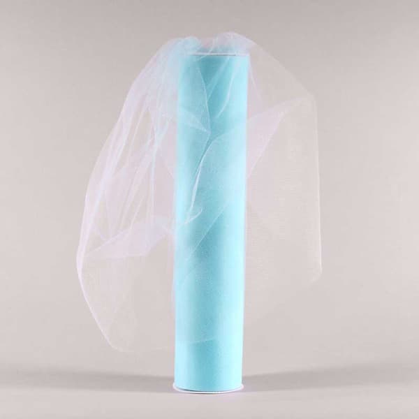 Light Blue Tulle 12" x 25Y