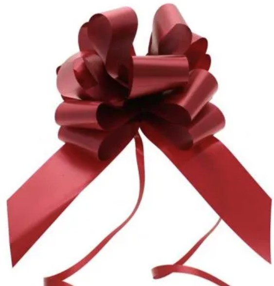 (image for) 2 Inch Burgundy Pull Bows x20
