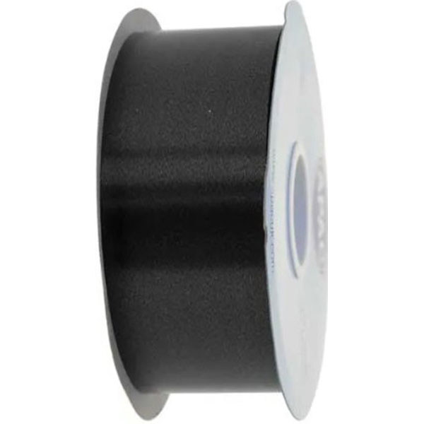 2 Inch Black Poly Ribbons