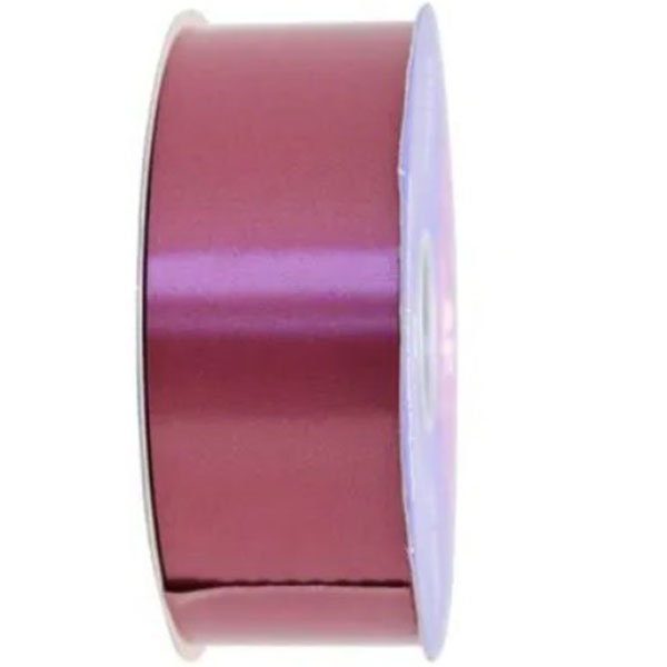 2 Inch Burgundy Poly Ribbons