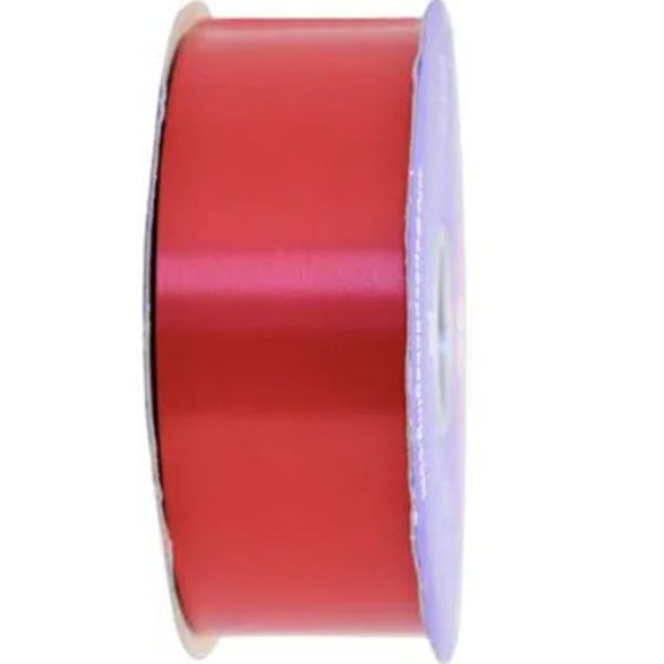2 Inch Red Poly Ribbons