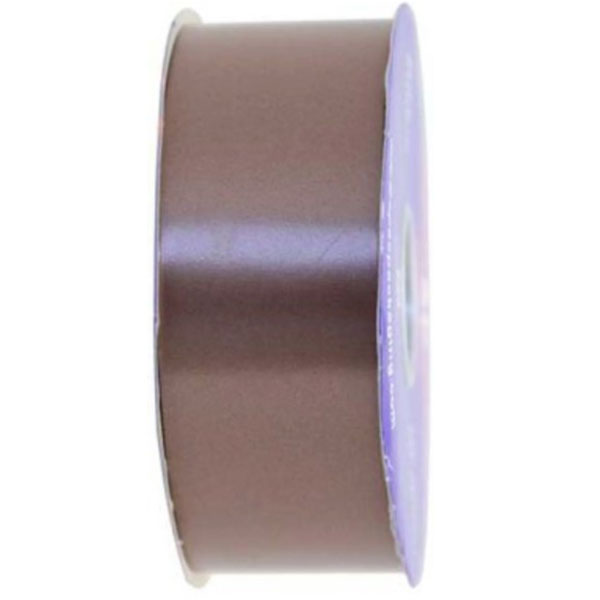 2 Inch Chocolate Brown Poly Ribbons