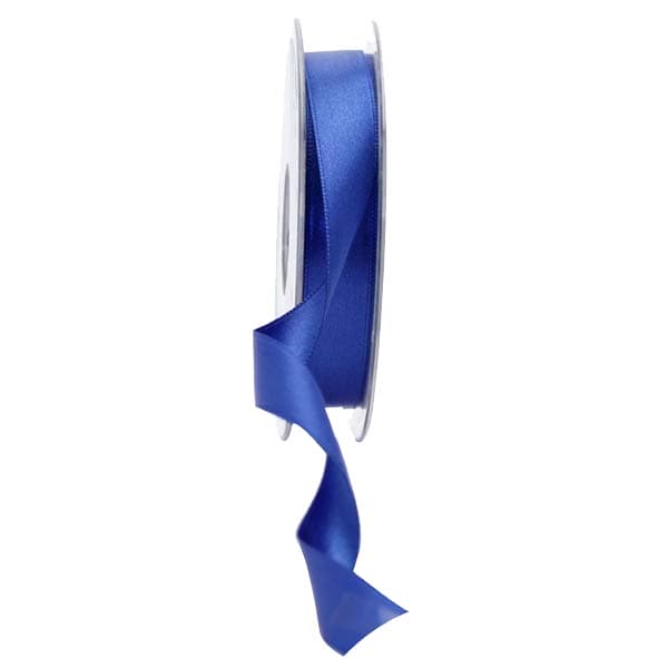 Royal Blue Double Faced Satin Ribbon 15mm