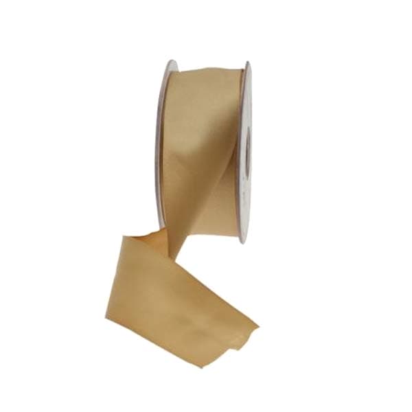 Gold Double Faced Satin Ribbon 38mm