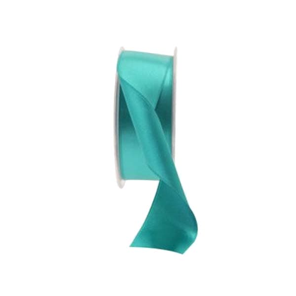 Teal Green Double Faced Satin Ribbon 38mm x 20m