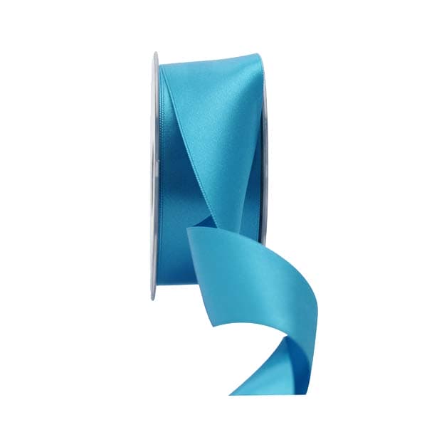 Turquoise Double Faced Satin Ribbon 38mm x 20m