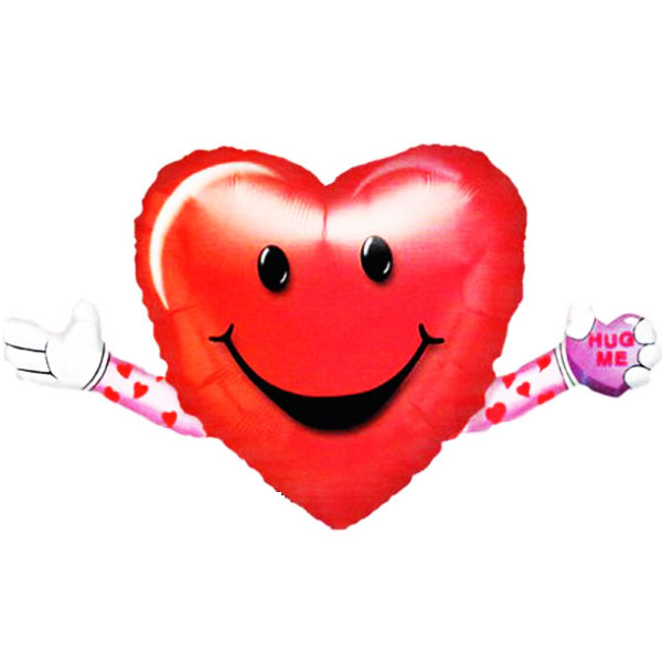 Hug Me Heart Supershape Balloon
