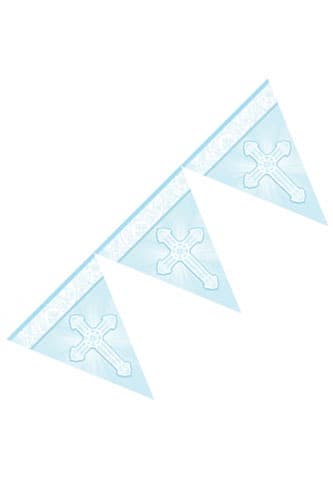 (image for) Blue Cross Pennant Banner