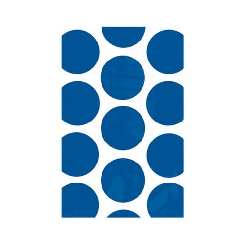 (image for) Royal Blue Candy Polka Dots Treat Bags x10