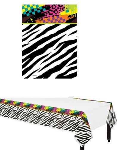 Totally 80s Plastic Tablecover