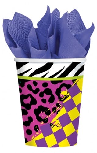Totally 80s Party Cups 8pk