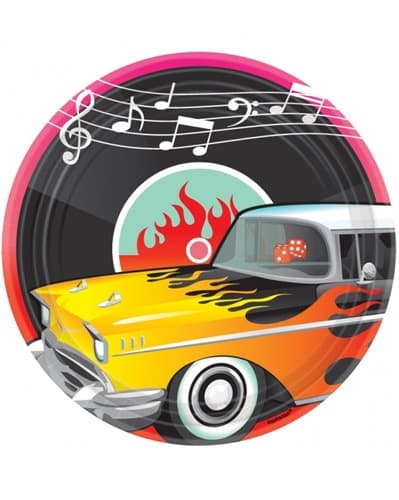 50s Classic Plates 8pk