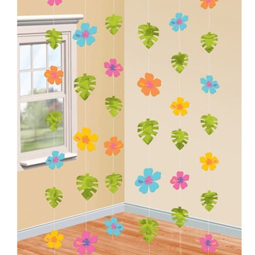 Hawaiian Hibiscus String Decoration