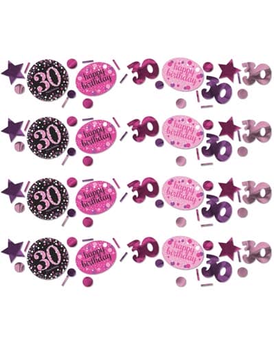 Pink Celebration 30th Confetti