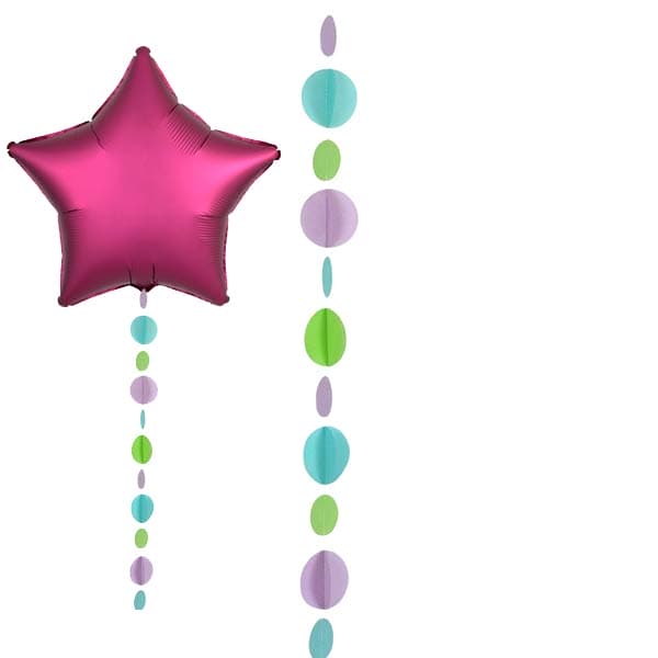 (image for) Teal Circles Balloon Tails