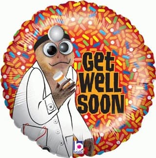 (image for) 21" Google Eye Get Well Foil Balloons