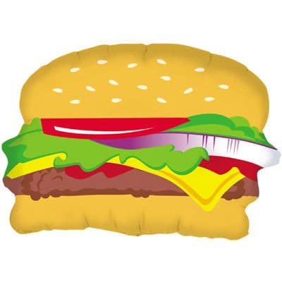 (image for) Hamburger Supershape Balloons